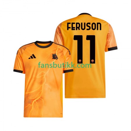 Fotballdrakt AS Roma Evan Ferguson 11 Bortetrøye 2025-2026 Kortermet